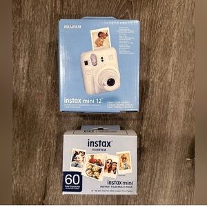 Fujifilm Instax Mini 12 Instant Camera - Plus 60 Instax Photos